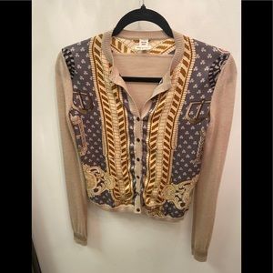 Hermes Paris Silk/Cashmere Button up Cardigan Size 34 (XS)
